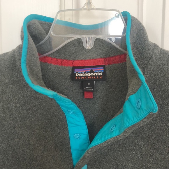 Gray Patagonia Synchilla Re-Tool Snap-T Pullover - Picture 4 of 11